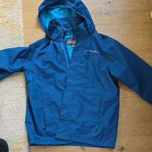Eddie Bauer Blue Hooded Jacket